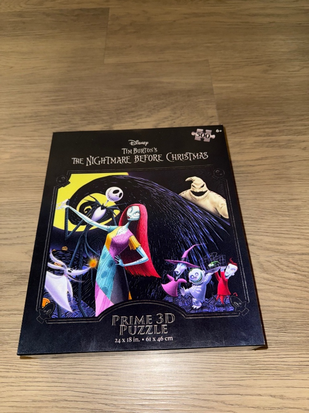 Disney Nightmare Before Christmas Prime 3D Puzzle 500 Piece Jack Sally Oogie